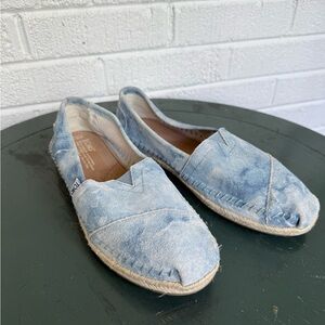 Toms Sky Blue Canvas Loafers